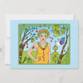 Dürfen Sie sich anders_flache Karte 7" x 5"