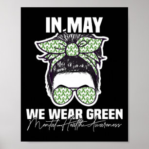 Dürfen wir eine "Green Mental Health Awareness Mes Poster