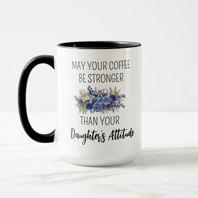 Dürfte dein Kaffee bei dir stärker sein als deine  Tasse (Links)