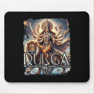 Durga Goddess War Hindu Mythology Devi Shakti Mousepad