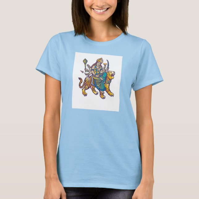 Durga Ladys Burnout T-Shirt (Vorderseite)
