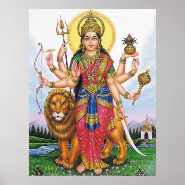 Durga Ma Poster (Vorne)
