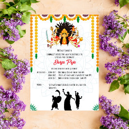 Durga Puja Navratri Bengali Einladung