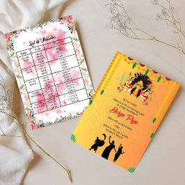 Durga Puja Navratri Bengali Veranstaltungsliste Einladung