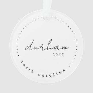 Durham Caroline du Nord Voyage États-Unis Ornement