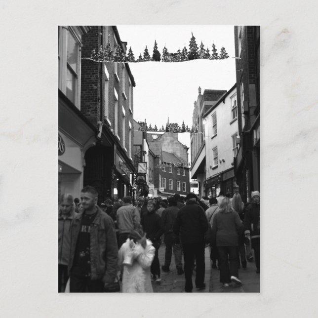 Durham High Street Postkarte (Vorderseite)
