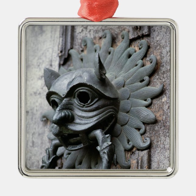 Durham-Kathedralen-Schongebiet-Klopfer Ornament Aus Metall (Vorne)