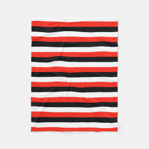 durham maori-flagge sardinien-streifen rot schwarz fleecedecke