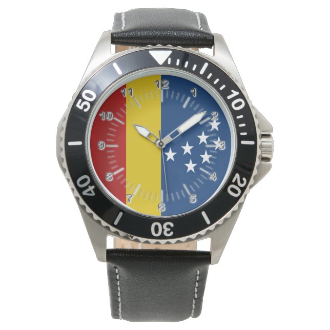 Durham (North Carolina) Stadtflagge Watch Armbanduhr (Vorderseite)