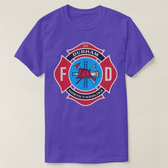 Durham North olina Fire Department T-Shirt (Design vorne)
