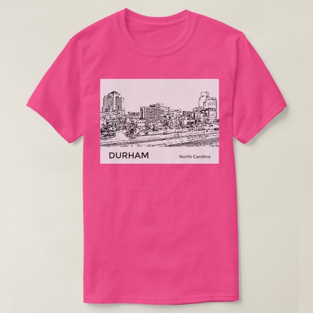 Durham North olina T-Shirt (Design vorne)