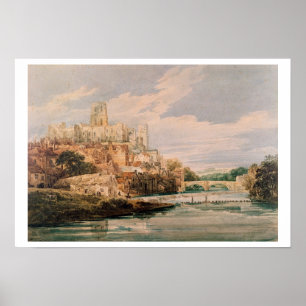 Durham-Schloss und Kathedrale (w/c) Poster