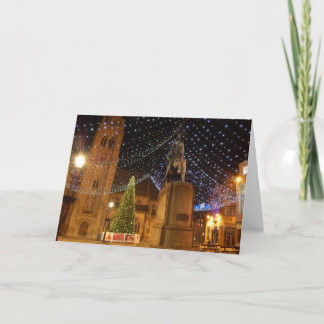 Durham-Weihnachtslichter Feiertagskarte