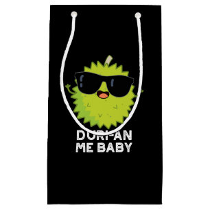 Duri-an-Me Baby Funny Durian Frucht Pun Dark BG Kleine Geschenktüte
