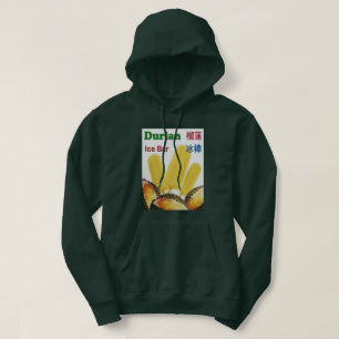 Durian-Eis-Bar-tropische FruchtPopsicle Hoodie