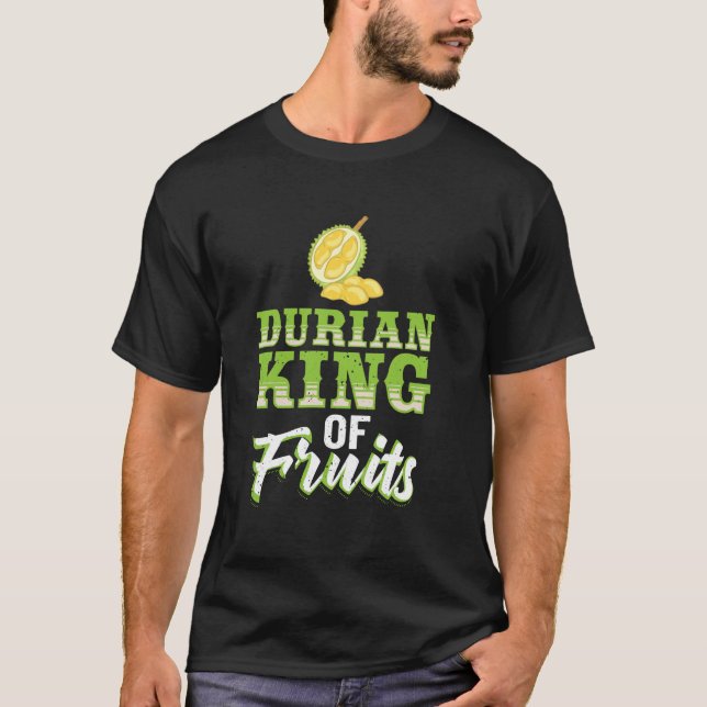 Durian Fruit Funny Asian Tropical Food T-Shirt (Vorderseite)