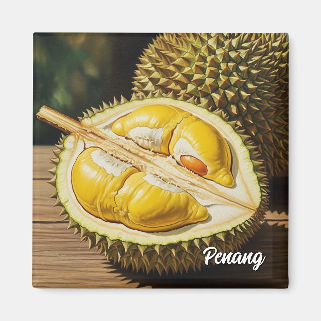 Durian in Penang Magnet (Vorne)