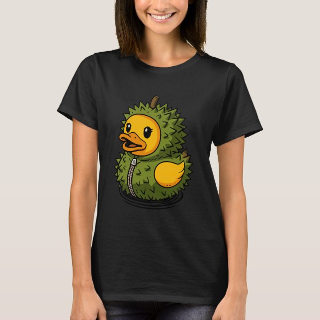 Durianfrucht-Ente T-Shirt (Vorderseite)