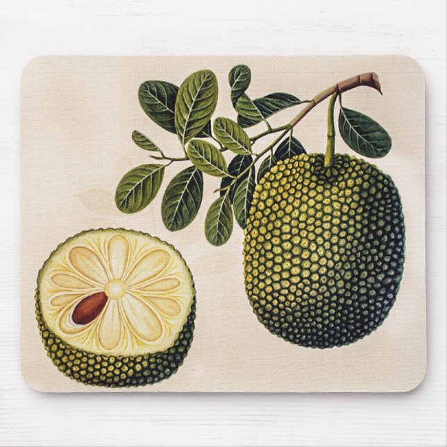 Durianfrucht und Laub  Mousepad (Vorne)