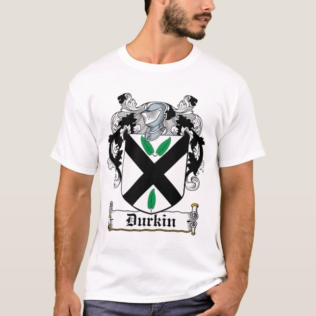 Durkin Familienwappen T-Shirt (Vorderseite)