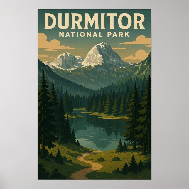 Durmitor-Nationalpark Poster (Vorne)