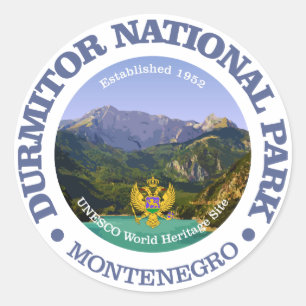 Durmitor-Nationalpark Runder Aufkleber