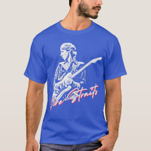 Dürre Strahlen Retro Faded Style Lüfterdesign T-Shirt