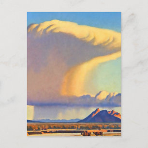 „Dürre und Wolkenbruch“ von Maynard Dixon Postkarte