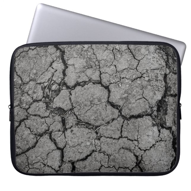 Dürredürre aus grauem Dreck Laptopschutzhülle (Vorderseite)