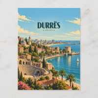 Durrës Albanien Vintage Reise Kunst