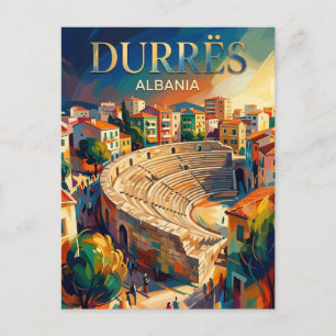 Durrës Amphitheater Albanien Postkarte