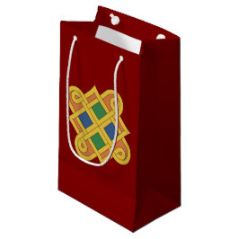 Durrow Knüpfarbeit 2016 Kleine Geschenktüte