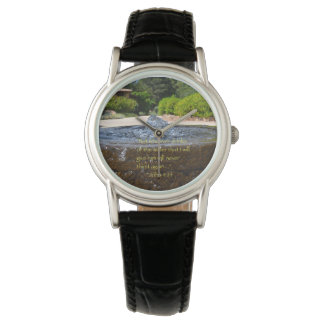 "Durst nie wieder" Armbanduhr