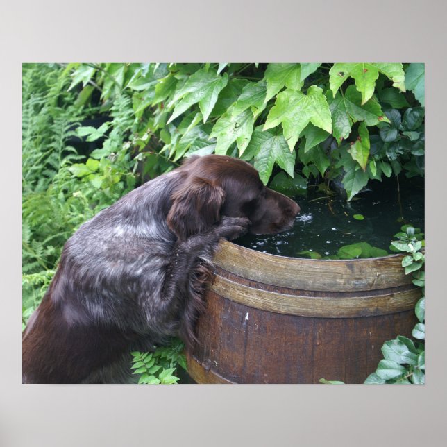 Durstig nach Arbeit Poster (Vorne)