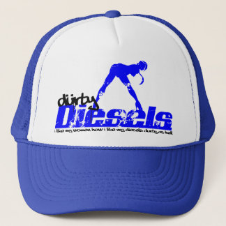 Durty Diesel-Blau-Hut Truckerkappe