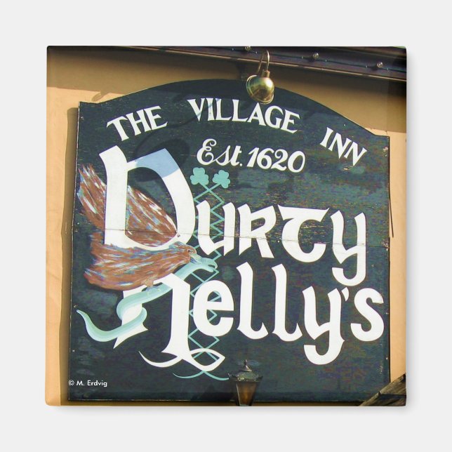 Durty Nelly's Pub Sign Magnet (Vorne)