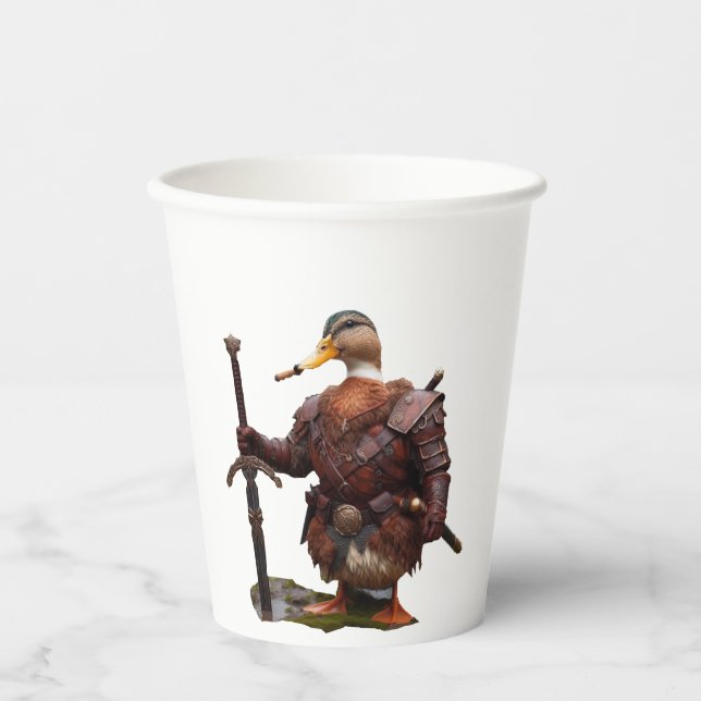 Durulz mit Schwert Pappbecher (Vorderseite)