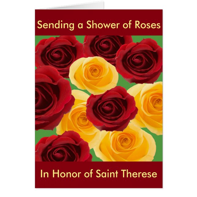 Dusche der Rose Card entwickelt von: Maryann D'Ami (Vorne)