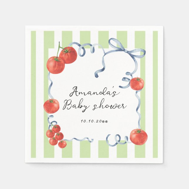 Dusche für Babybetten Serviette (Vorderseite)