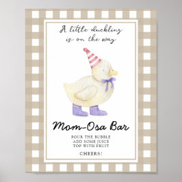 Dusche für Babys - Momosa Bar Poster