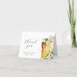 Dusche für Blasen und Brause Dankeskarte