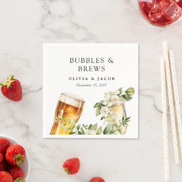 Dusche für Blasen und Brause Serviette