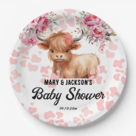 Dusche für das Baby Pappteller