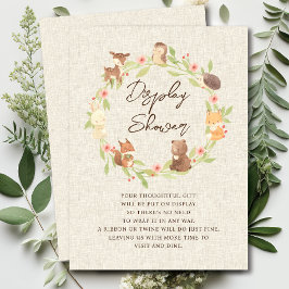 Dusche für die integrierte Waldanzeige Begleitkarte