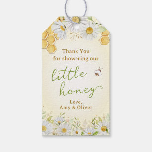 Dusche für Hummeln Kleine Honey Bee Baby Danke Geschenkanhänger
