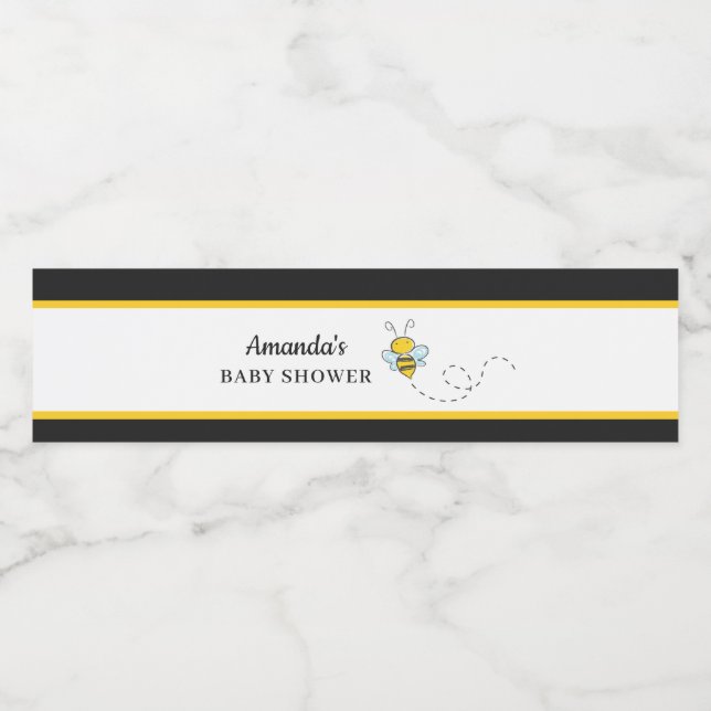 Dusche für Hummeln und Gold Baby (Einzelnes Label)