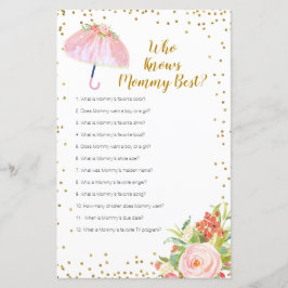 Dusche im April, der Mommy Best Game kennt