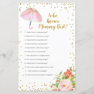 Dusche im April, der Mommy Best Game kennt