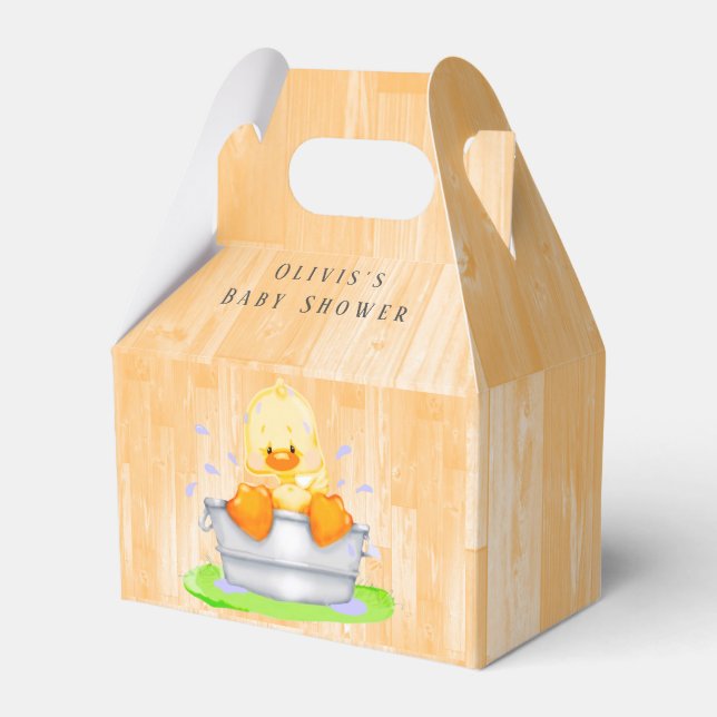 Dusche in einer Tube mit individueller Babydusche Geschenkschachtel (Vorderseite)