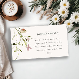 Dusche mit Duschbrause für Weidenflora mit Duschbr Begleitkarte